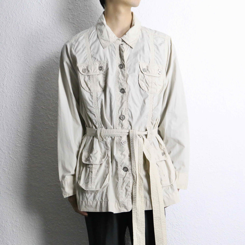 "Calvin Klein jeans" beige shirt coat