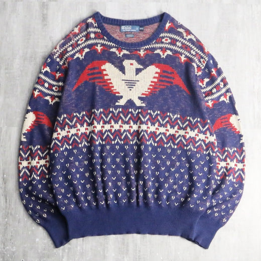 “Polo by Ralph Lauren” cotton linen knit
