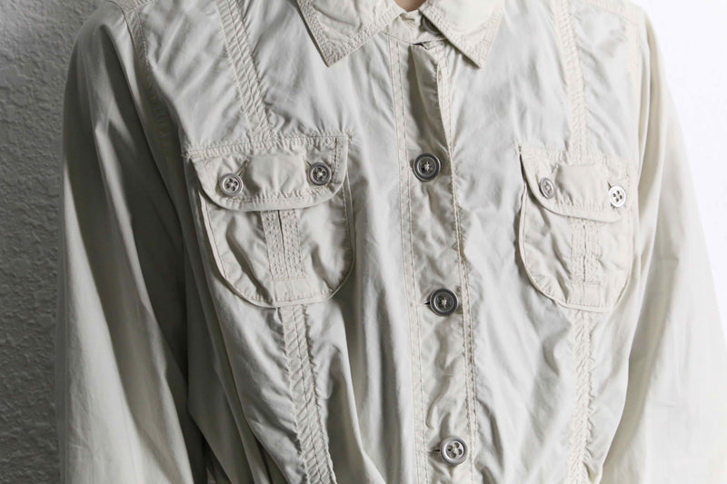 "Calvin Klein jeans" beige shirt coat