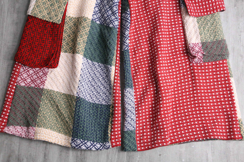 "Re:make" docking rug wide pants