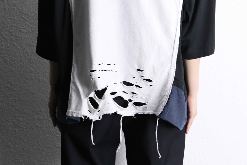 "Re:make" lace layered custom Tee