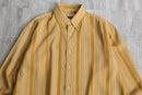 90's stripe loose poly shirt