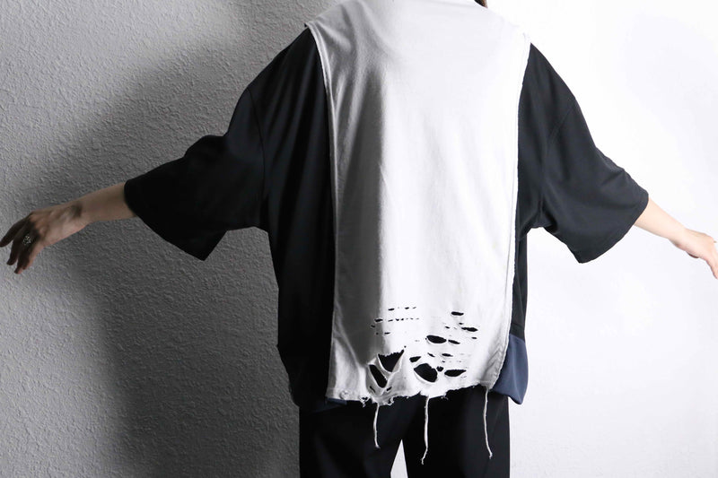 "Re:make" lace layered custom Tee