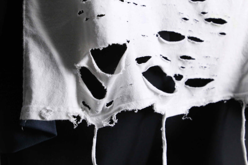 "Re:make" lace layered custom Tee