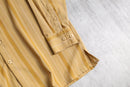 90's stripe loose poly shirt