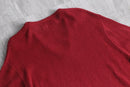 70's “IZOD LACOSTE” red orlon acryl V-neck knit sweater