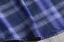 "CK" blue ombre check shirt