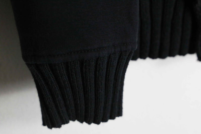 "DOLCE&GABBANA" black shawl color double knit cardigan