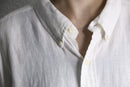 "Ralph Lauren" white linen oversized BD shirt