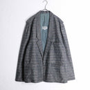 gray total pattern easy tailored jacket