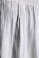 "Ralph Lauren" white linen oversized BD shirt