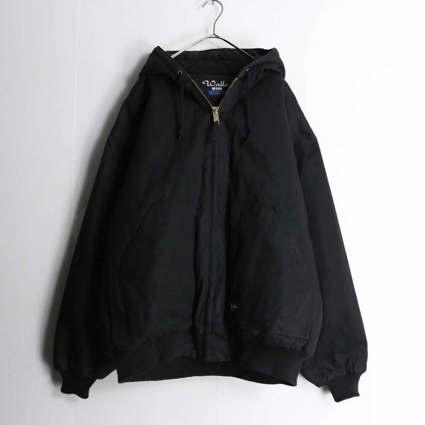 2XL black loose duck jacket