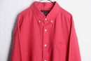 "Banana Republic" linen × cotton button down shirt