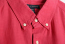 "Banana Republic" linen × cotton button down shirt