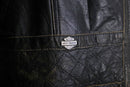 "HARLEY DAVIDSON" double rider's goat skin leather jacket