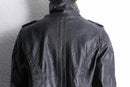 "HARLEY DAVIDSON" double rider's goat skin leather jacket