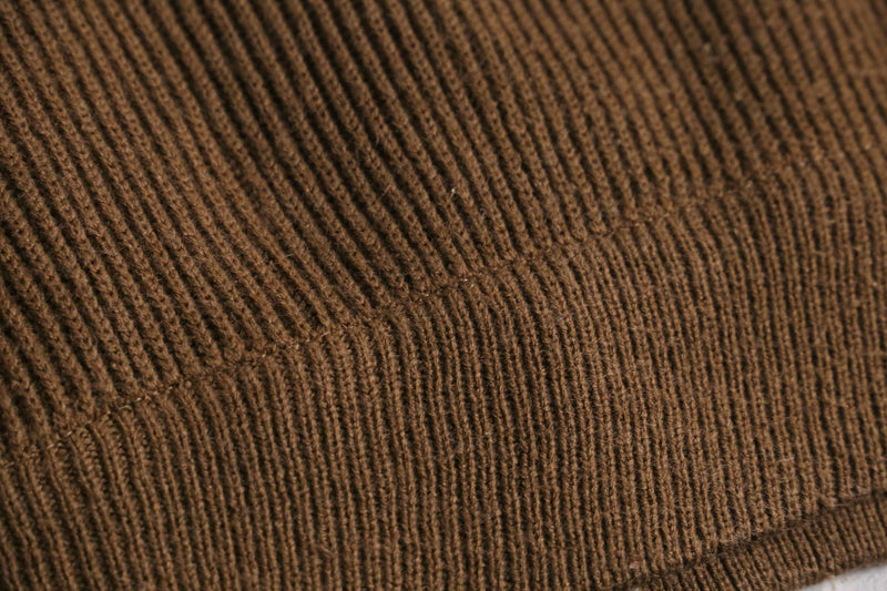 suede × knit zip blouson