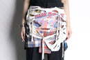 Re:make" destroy shirt × Tee design trousers pants