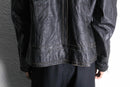 "HARLEY DAVIDSON" double rider's goat skin leather jacket