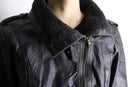 "HARLEY DAVIDSON" double rider's goat skin leather jacket