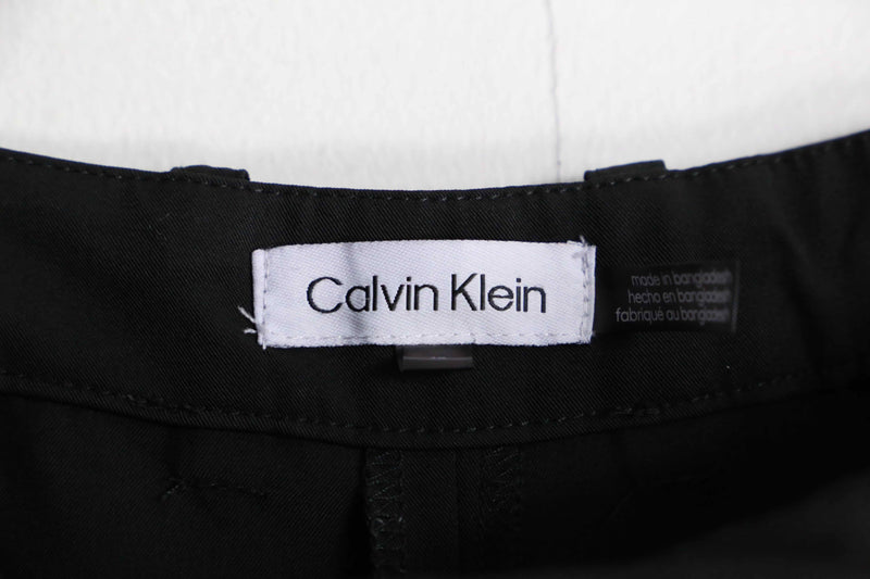 "Calvin Klein" black tapred slacks