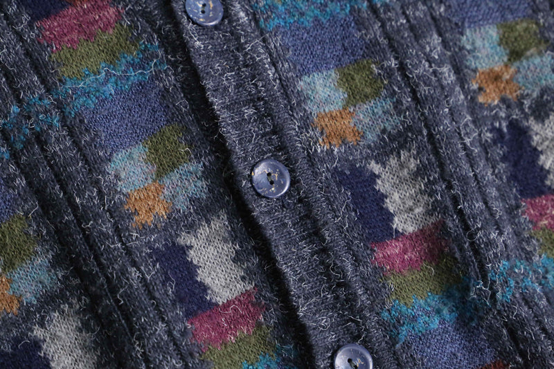 calm tone geometric design  vest