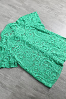 vivid green botanical mesh s/s shirt