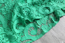 vivid green botanical mesh s/s shirt