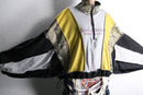 "Re:make" sweat docking loose size half zip pull over