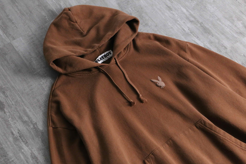 2000s PLAY BOY rabbit head logo hoodie