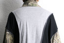 "Re:make" sweat docking loose size half zip pull over
