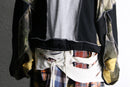 "Re:make" sweat docking loose size half zip pull over