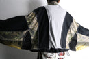 "Re:make" sweat docking loose size half zip pull over