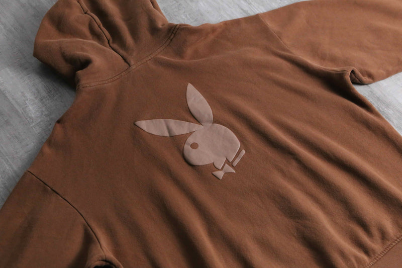 2000s PLAY BOY rabbit head logo hoodie