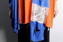 "Re:make" lace docking damage tee