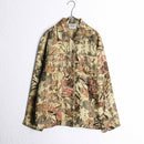 “CHICO’S DESIGN”gold chinese pattern shirt jacket