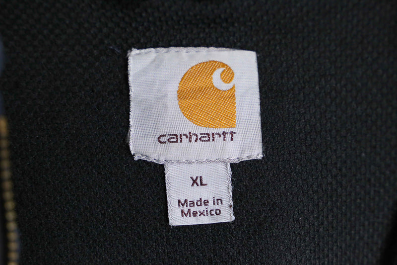 “carhartt” navy color fade zip hoodie