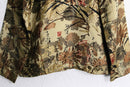 “CHICO’S DESIGN”gold chinese pattern shirt jacket