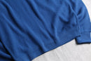 80~90's “IZOD LACOSTE” blue orlon acryl V-neck knit sweater