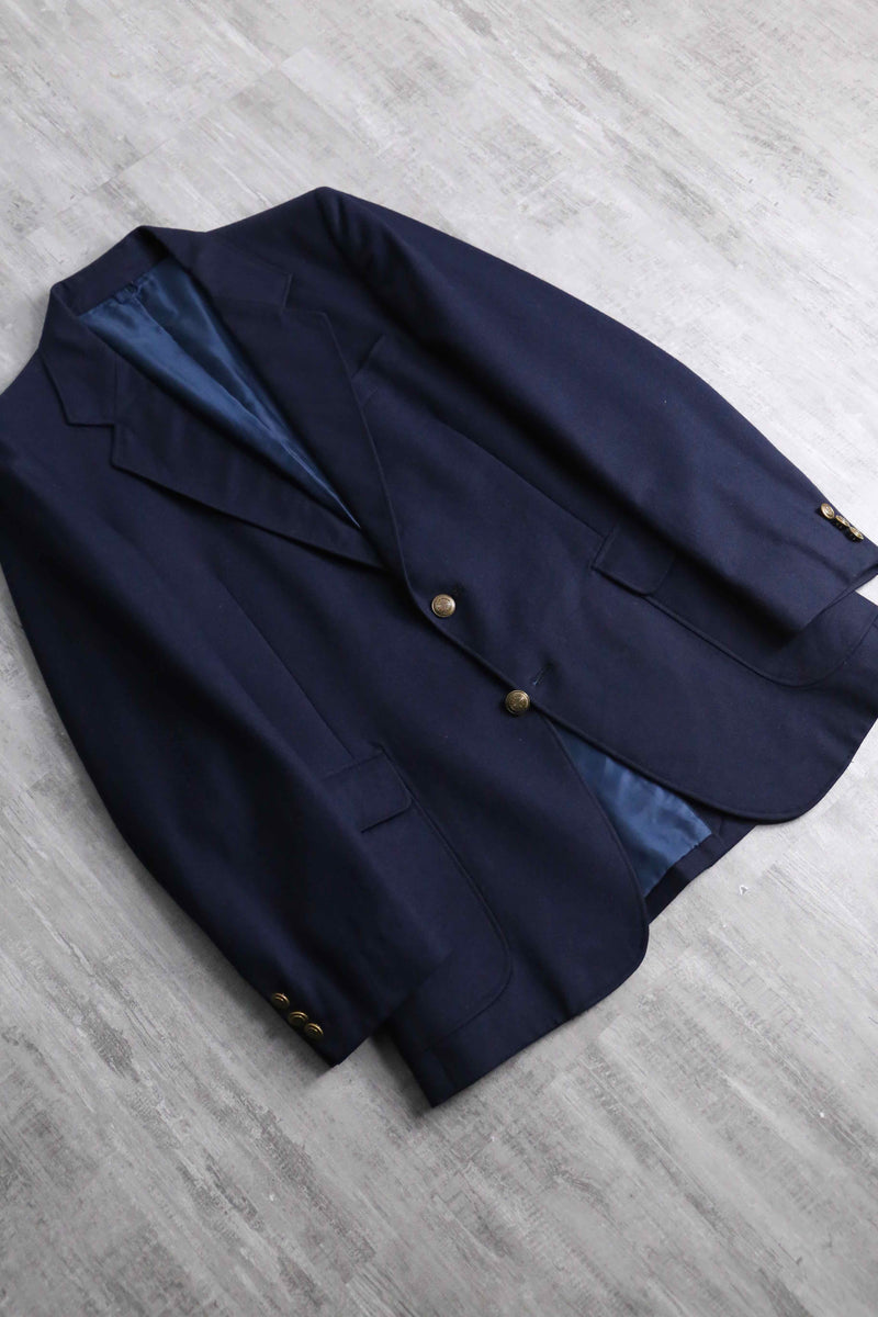 blue navy 2B single breast blazer