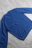 80~90's “IZOD LACOSTE” blue orlon acryl V-neck knit sweater