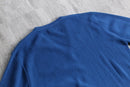 80~90's “IZOD LACOSTE” blue orlon acryl V-neck knit sweater