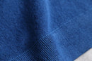 80~90's “IZOD LACOSTE” blue orlon acryl V-neck knit sweater