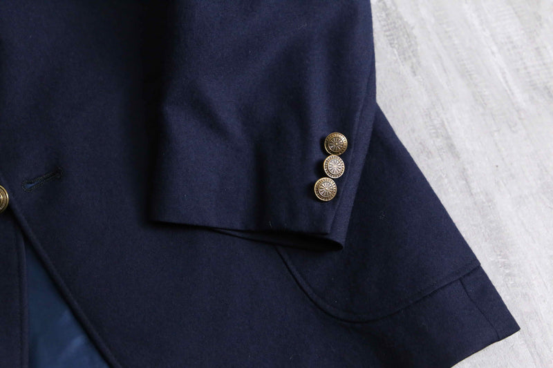 blue navy 2B single breast blazer