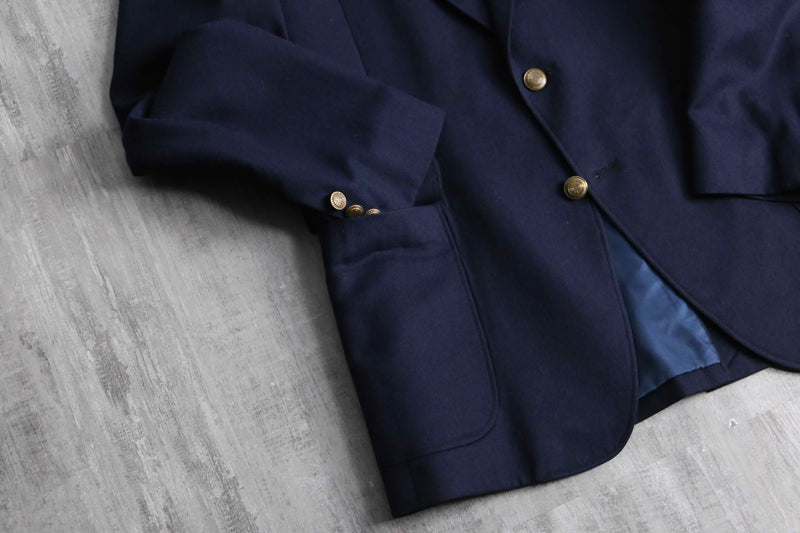 blue navy 2B single breast blazer