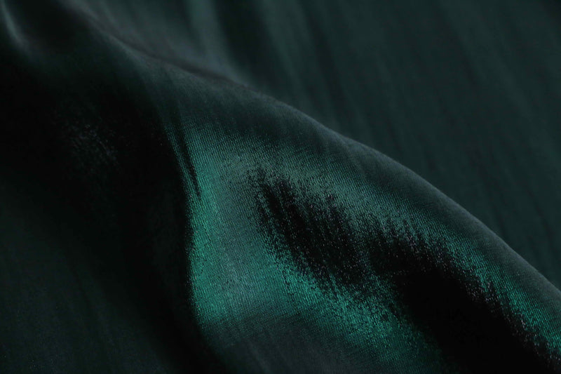 90's deep emerald green rayon shirt