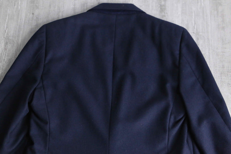 blue navy 2B single breast blazer