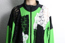 "Re:make" lace docking loose silhouette track jacket