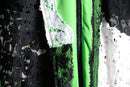 "Re:make" lace docking loose silhouette track jacket