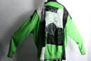 "Re:make" lace docking loose silhouette track jacket